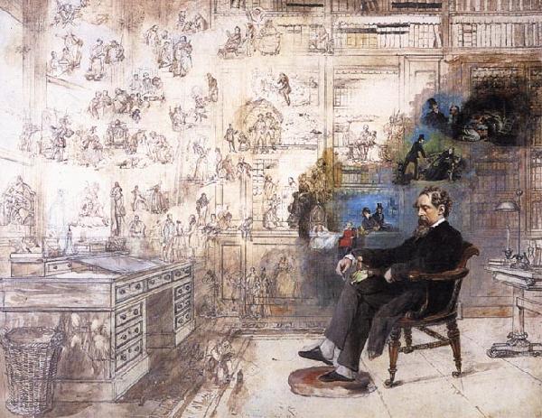 Robert William Buss Dickens's Dream oil painting picture